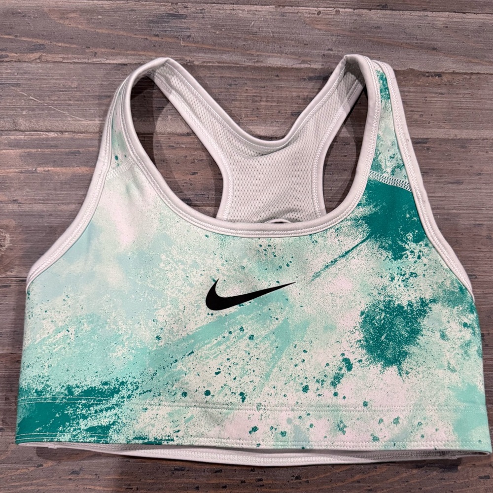 Nike Girl’s Teal Splash Reversible Sports Bra